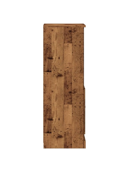 Skříň highboard old wood 36 x 35,5 x 103,5 kompozitní dřevo