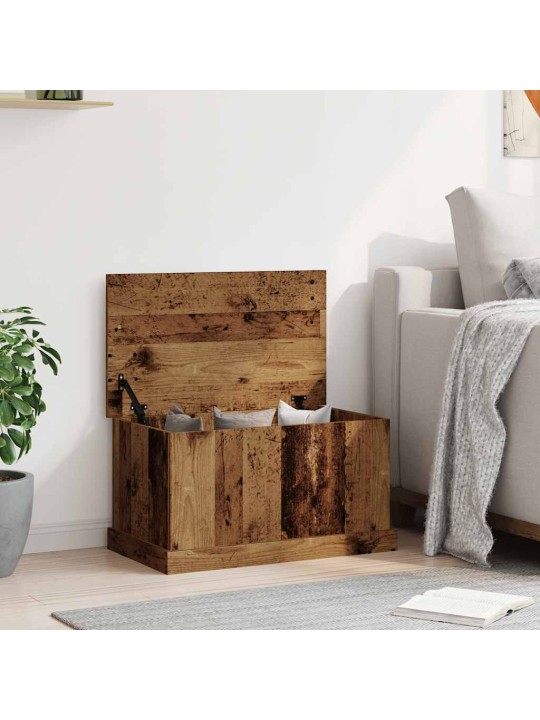 Úložný box old wood 70 x 40 x 38 cm kompozitní dřevo