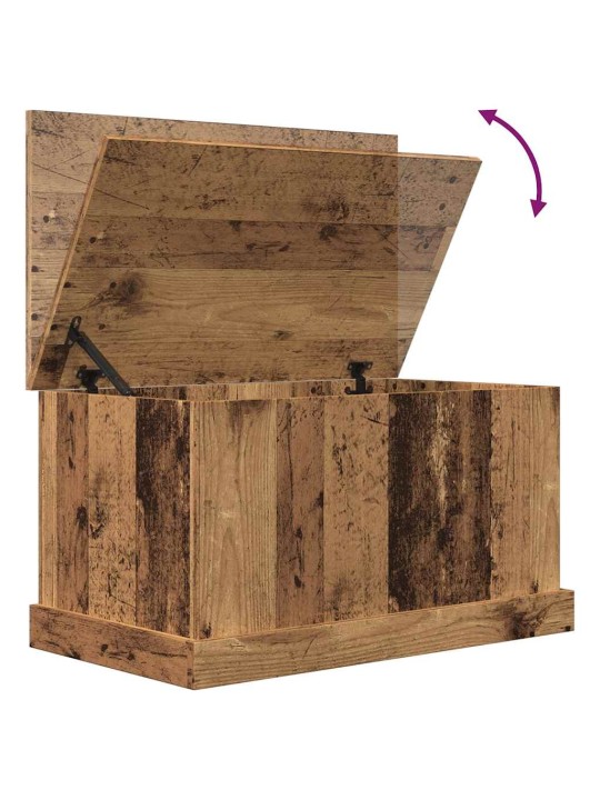 Úložný box old wood 70 x 40 x 38 cm kompozitní dřevo