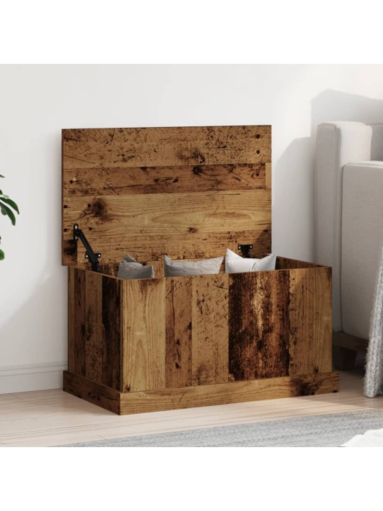 Úložný box old wood 70 x 40 x 38 cm kompozitní dřevo