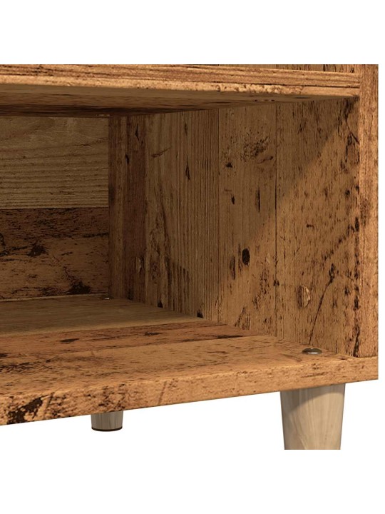 Skříňka na LP desky dub artisan 84,5x38x48 cm kompozitní dřevo