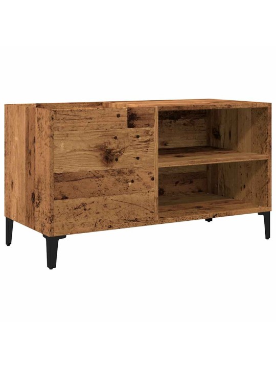Skříňka na LP desky old wood 84,5 x 38 x 48 cm kompozitní dřevo