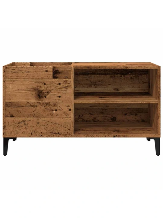 Skříňka na LP desky old wood 84,5 x 38 x 48 cm kompozitní dřevo