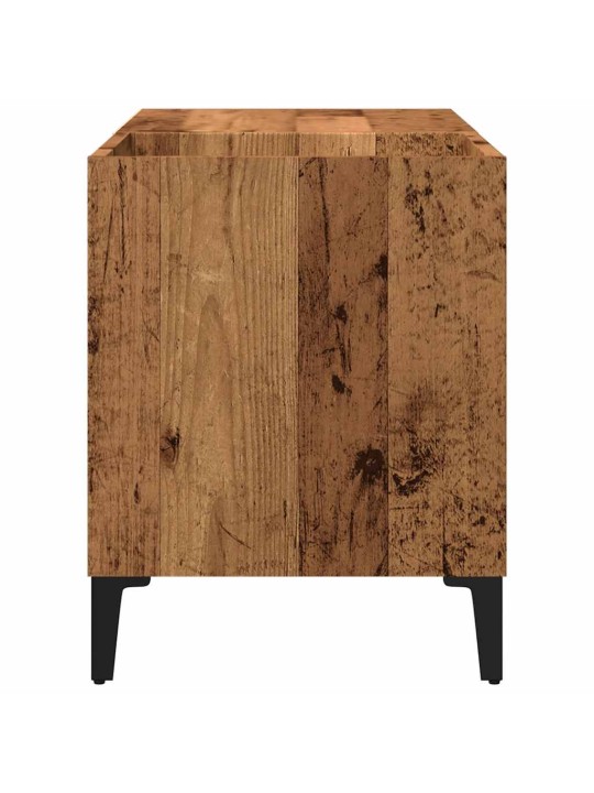 Skříňka na LP desky old wood 84,5 x 38 x 48 cm kompozitní dřevo