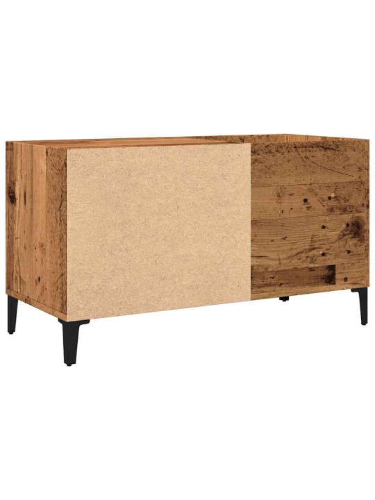 Skříňka na LP desky old wood 84,5 x 38 x 48 cm kompozitní dřevo