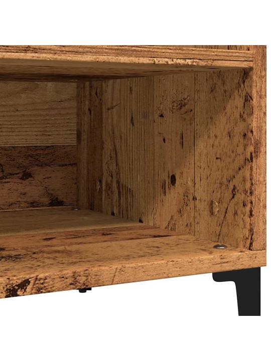 Skříňka na LP desky old wood 84,5 x 38 x 48 cm kompozitní dřevo