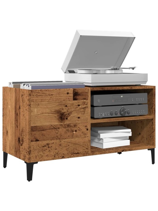 Skříňka na LP desky old wood 84,5 x 38 x 48 cm kompozitní dřevo