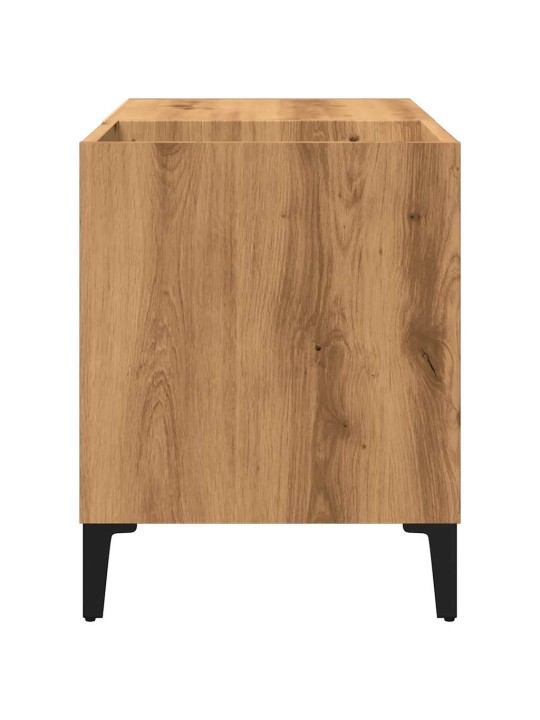 Skříňka na LP desky dub artisan 84,5x38x48 cm kompozitní dřevo