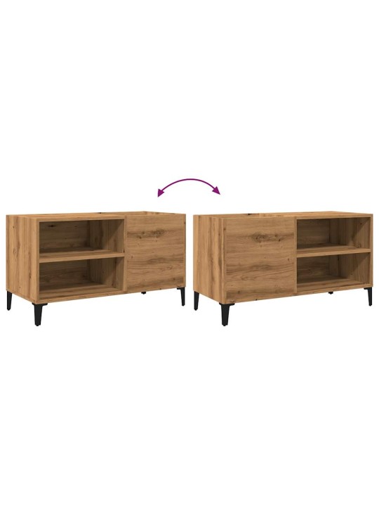 Skříňka na LP desky dub artisan 84,5x38x48 cm kompozitní dřevo