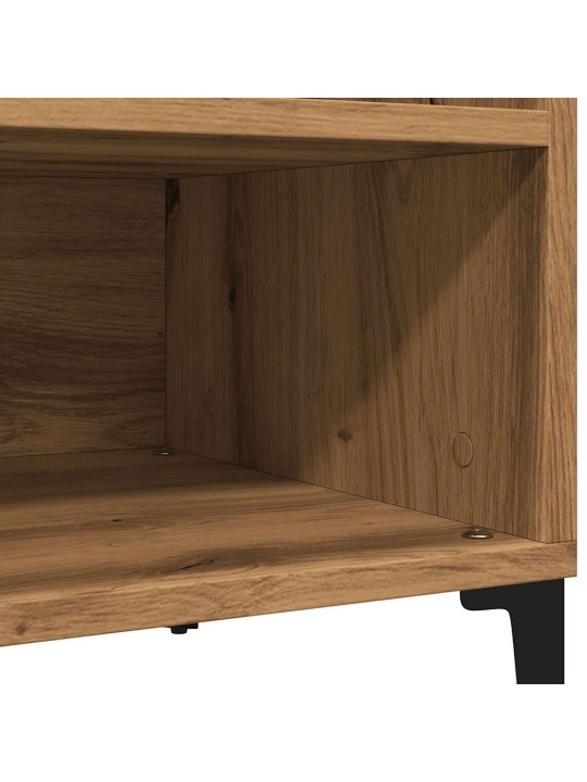 Skříňka na LP desky dub artisan 84,5x38x48 cm kompozitní dřevo