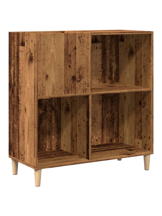 Skříňka na LP desky old wood 84,5 x 38 x 89 cm kompozitní dřevo