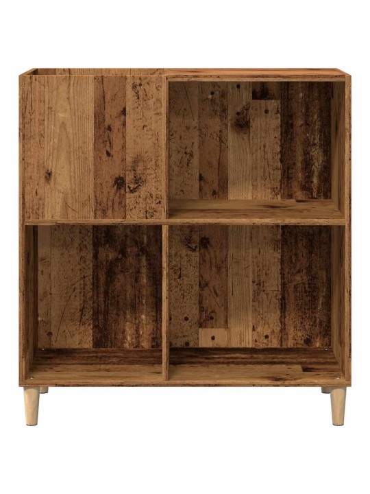 Skříňka na LP desky old wood 84,5 x 38 x 89 cm kompozitní dřevo