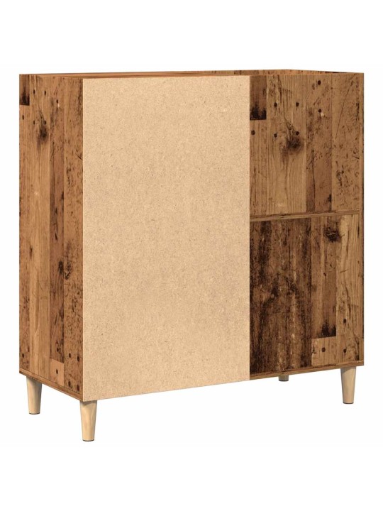 Skříňka na LP desky old wood 84,5 x 38 x 89 cm kompozitní dřevo