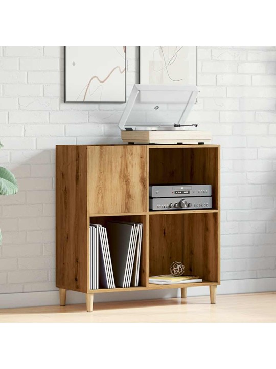 Skříňka na LP desky dub artisan 84,5x38x89 cm kompozitní dřevo