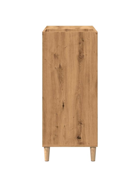 Skříňka na LP desky dub artisan 84,5x38x89 cm kompozitní dřevo