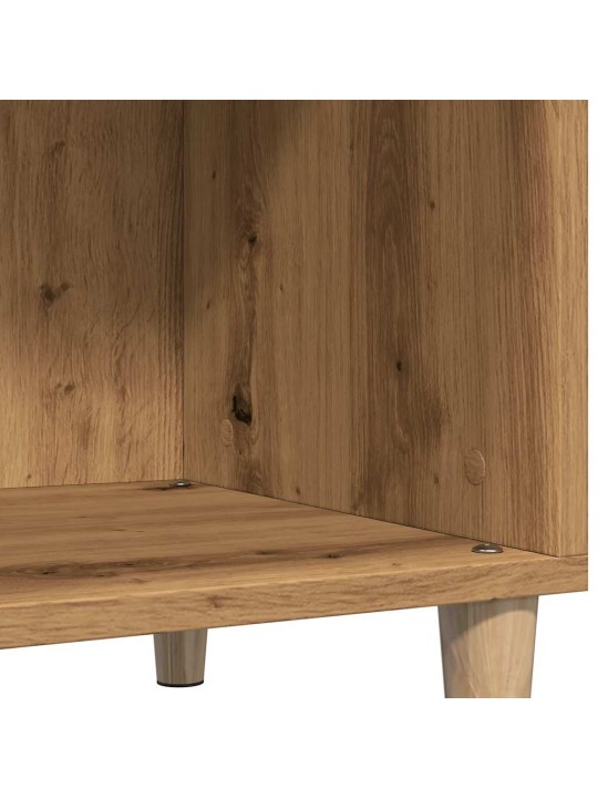 Skříňka na LP desky dub artisan 84,5x38x89 cm kompozitní dřevo