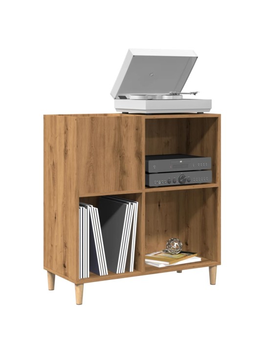 Skříňka na LP desky dub artisan 84,5x38x89 cm kompozitní dřevo