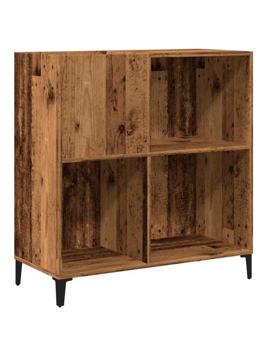 Skříňka na LP desky old wood 84,5 x 38 x 89 cm kompozitní dřevo