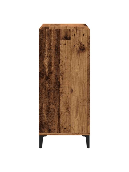 Skříňka na LP desky old wood 84,5 x 38 x 89 cm kompozitní dřevo