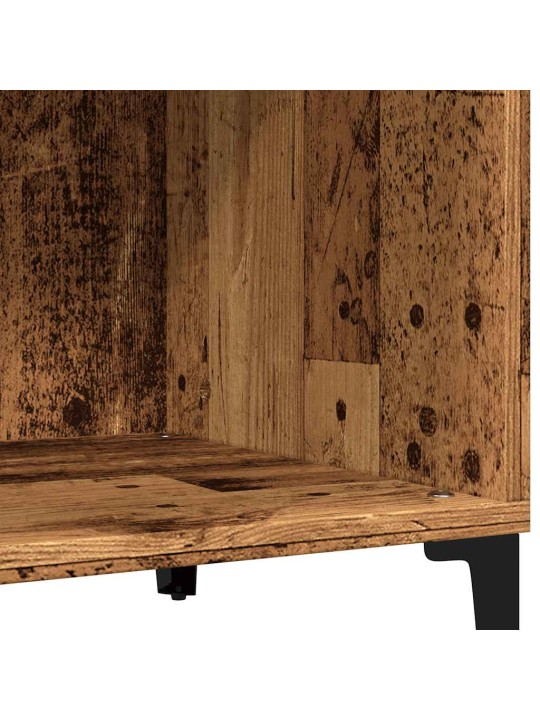 Skříňka na LP desky old wood 84,5 x 38 x 89 cm kompozitní dřevo
