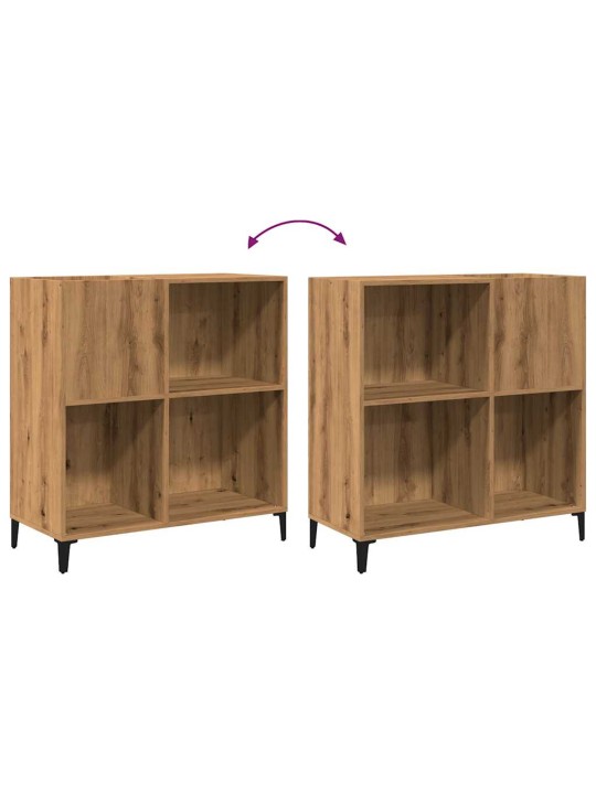 Skříňka na LP desky dub artisan 84,5x38x89 cm kompozitní dřevo