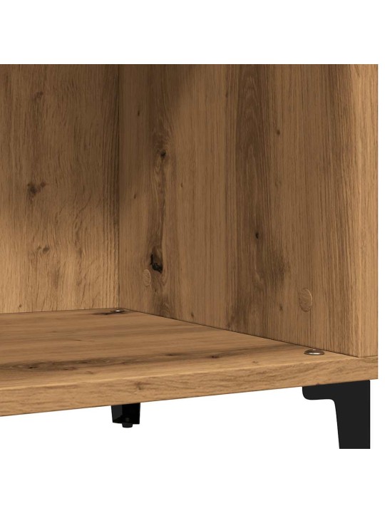 Skříňka na LP desky dub artisan 84,5x38x89 cm kompozitní dřevo