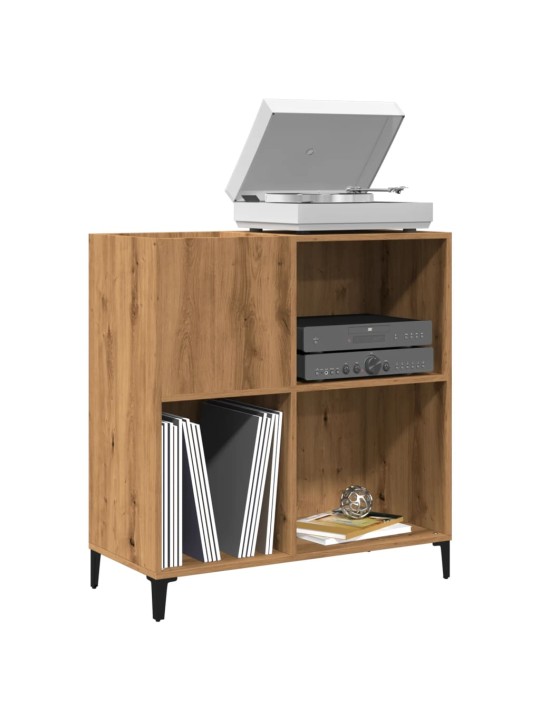 Skříňka na LP desky dub artisan 84,5x38x89 cm kompozitní dřevo