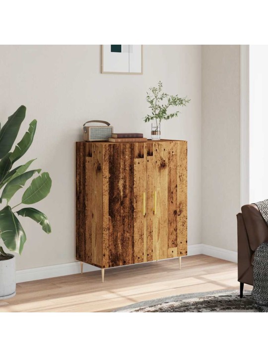 Příborník old wood 69,5 x 34 x 90 cm kompozitní dřevo