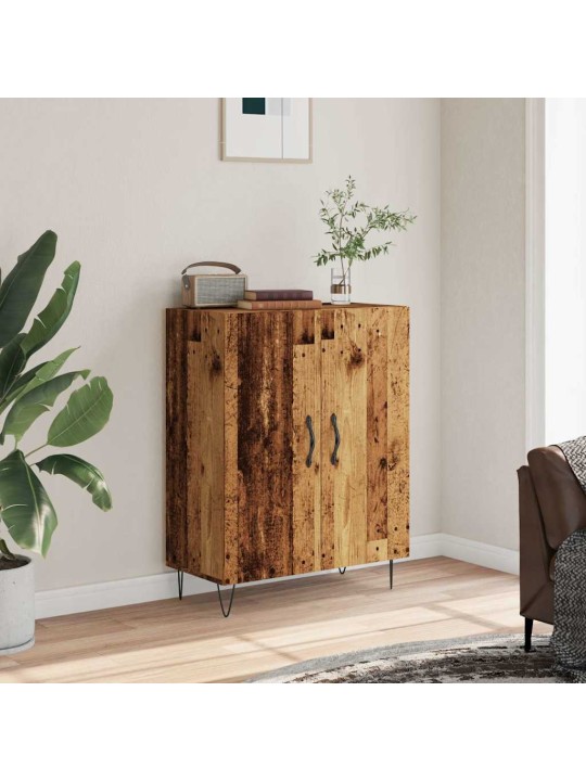 Příborník old wood 69,5 x 34 x 90 cm kompozitní dřevo