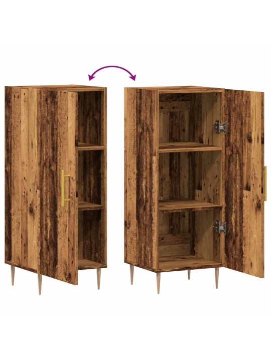 Příborník old wood 34,5 x 34 x 90 cm kompozitní dřevo