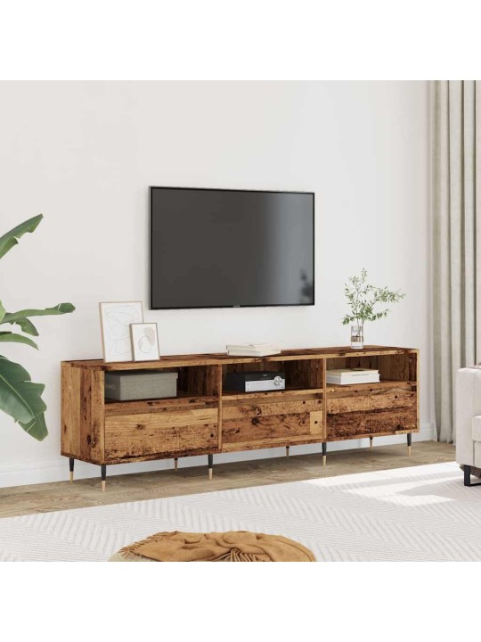 Tv skříňka old wood 150 x 30 x 44,5 cm kompozitní dřevo