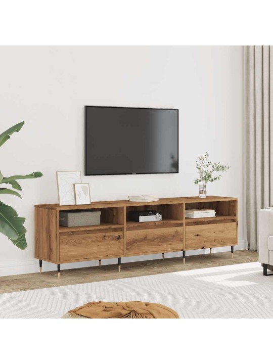 Tv skříňka dub artisan 150 x 30 x 44,5 cm kompozitní dřevo