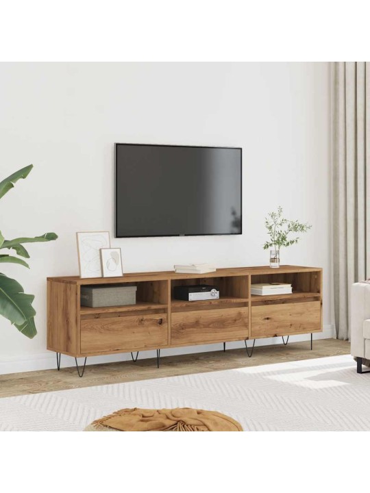 Tv skříňka dub artisan 150 x 30 x 44,5 cm kompozitní dřevo