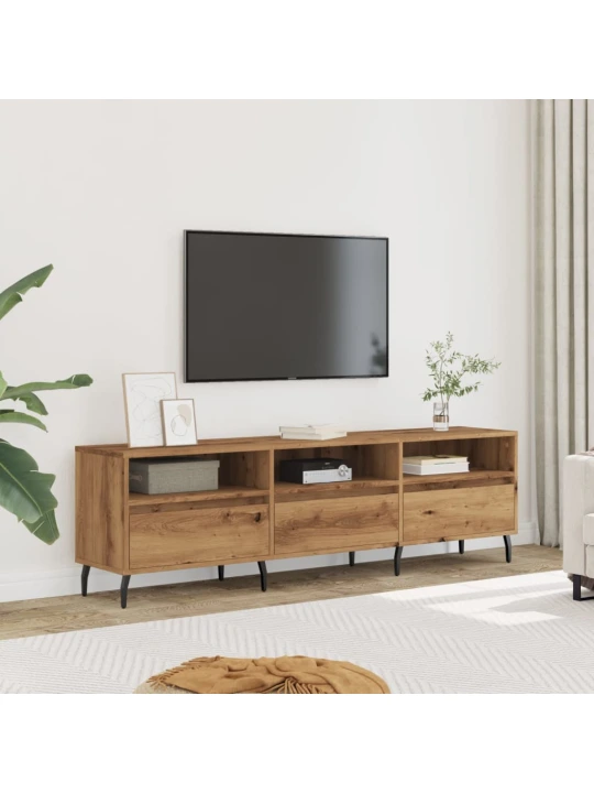 Tv skříňka dub artisan 150 x 30 x 44,5 cm kompozitní dřevo