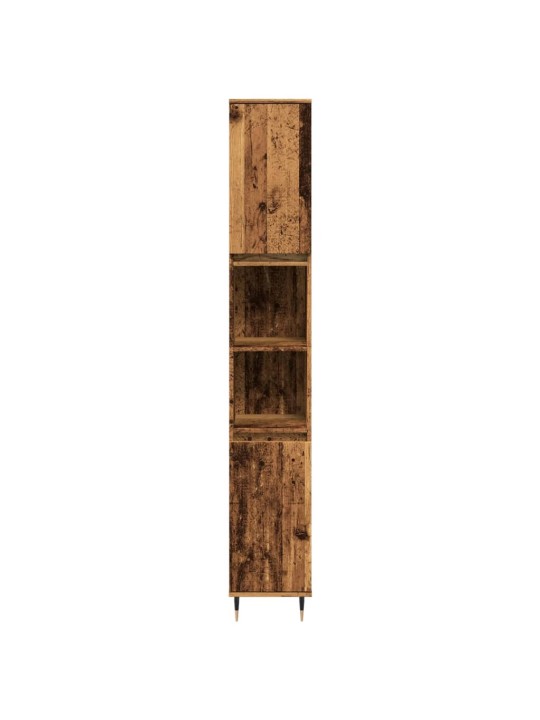 Koupelnová skříňka old wood 30 x 30 x 190 cm kompozitní dřevo