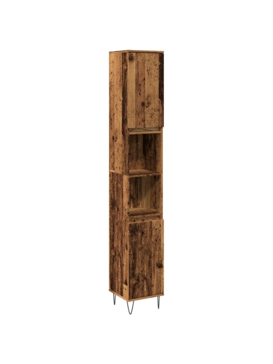 Koupelnová skříňka old wood 30 x 30 x 190 cm kompozitní dřevo