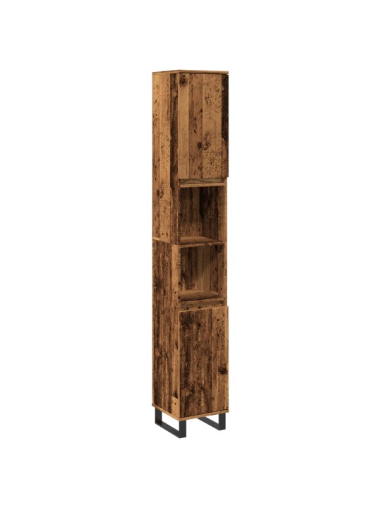 Koupelnová skříňka old wood 30 x 30 x 190 cm kompozitní dřevo