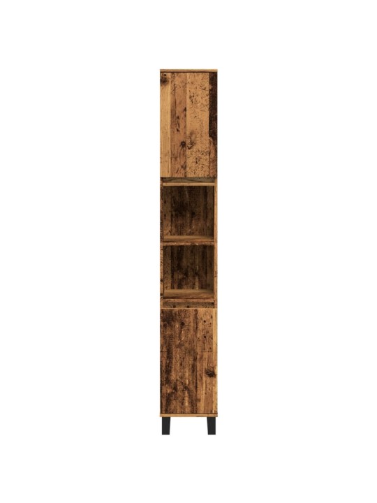 Koupelnová skříňka old wood 30 x 30 x 190 cm kompozitní dřevo