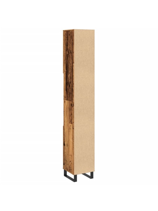 Koupelnová skříňka old wood 30 x 30 x 190 cm kompozitní dřevo
