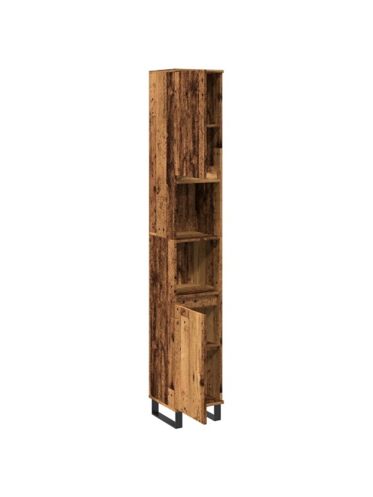 Koupelnová skříňka old wood 30 x 30 x 190 cm kompozitní dřevo
