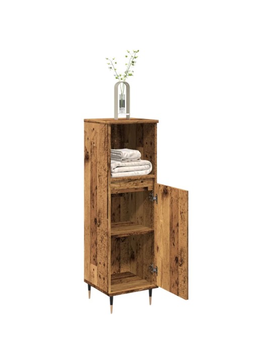 Koupelnová skříňka old wood 30 x 30 x 100 cm kompozitní dřevo