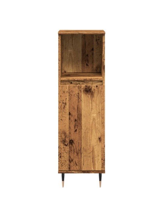 Koupelnová skříňka old wood 30 x 30 x 100 cm kompozitní dřevo