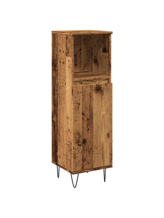 Koupelnová skříňka old wood 30 x 30 x 100 cm kompozitní dřevo