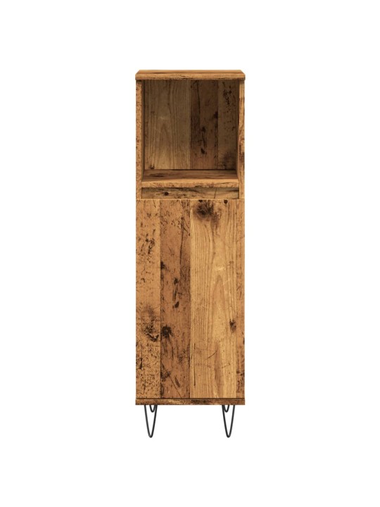 Koupelnová skříňka old wood 30 x 30 x 100 cm kompozitní dřevo