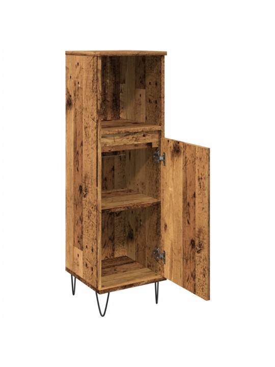 Koupelnová skříňka old wood 30 x 30 x 100 cm kompozitní dřevo