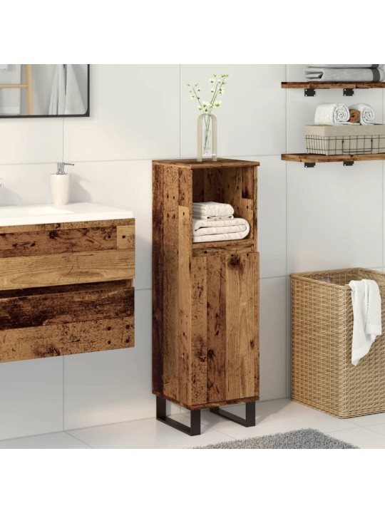 Koupelnová skříňka old wood 30 x 30 x 100 cm kompozitní dřevo