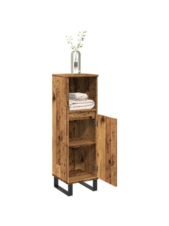 Koupelnová skříňka old wood 30 x 30 x 100 cm kompozitní dřevo