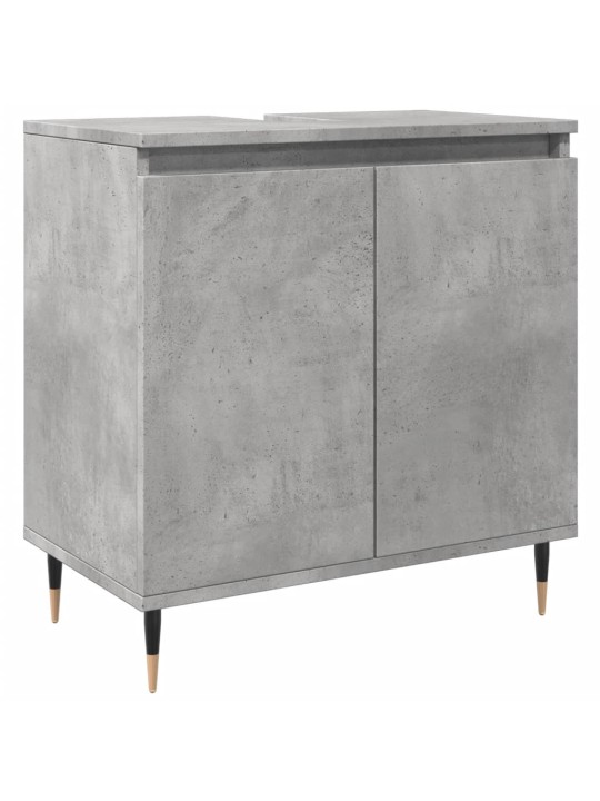 Koupelnová skříňka betonově šedá 58x33x60 cm kompozitní dřevo
