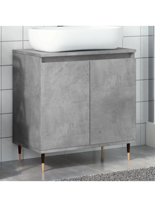 Koupelnová skříňka betonově šedá 58x33x60 cm kompozitní dřevo