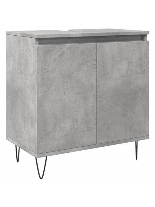 Koupelnová skříňka betonově šedá 58x33x60 cm kompozitní dřevo